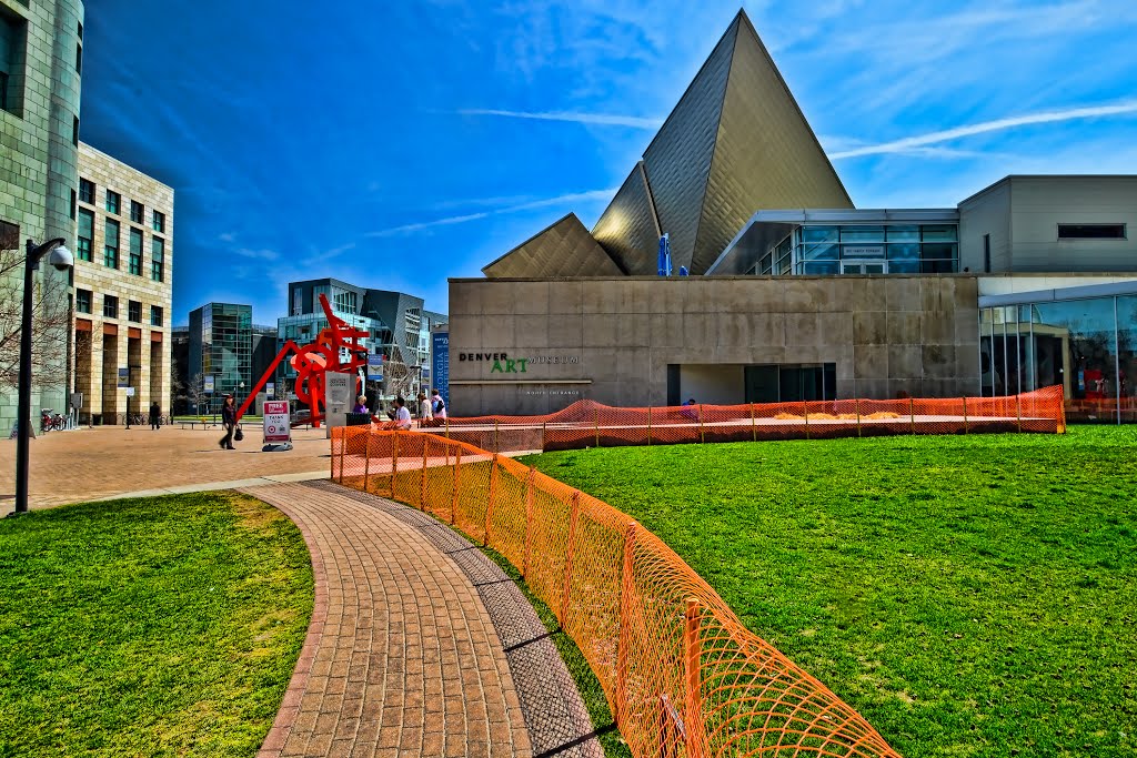 Denver Art Museum North Entrance by Brenton Cooper