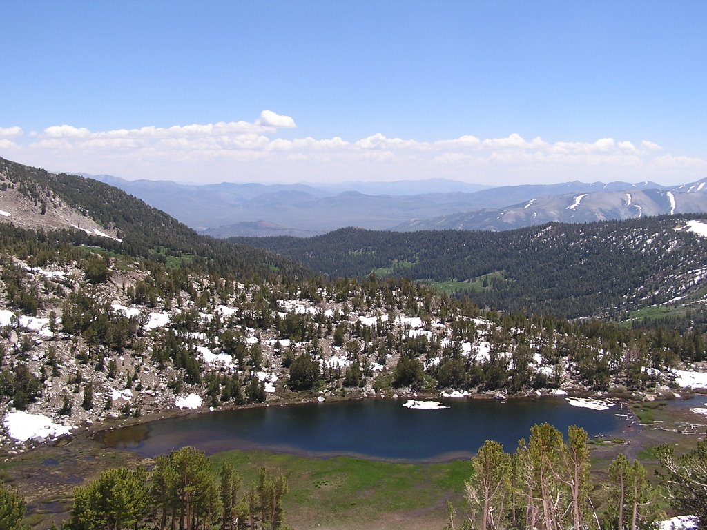 View Of Wolf Creek Lake from Pacific Crest Trail by Ryan Weidert