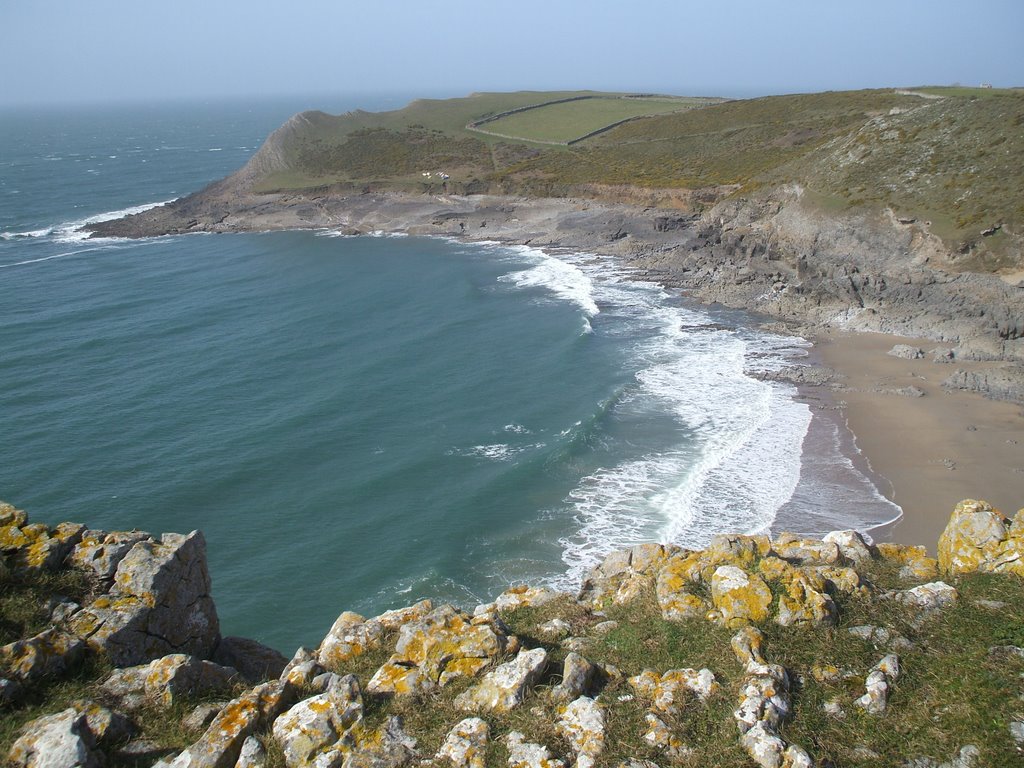 fall bay from the top of the fall by kropa .