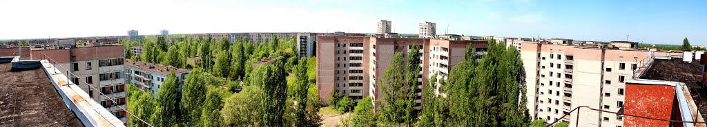 Ukraine, Pripyat, Ghost town, Panorama by Sergey  Cheka