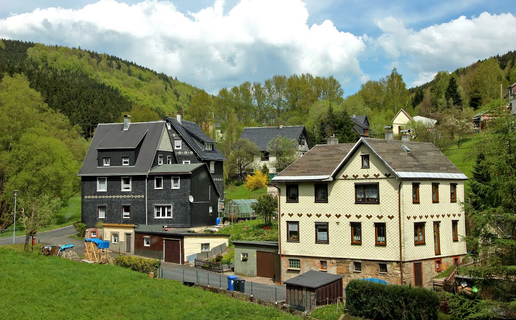 Steinach Schwarz und Weiß in der Eichhornsgasse by Contessa