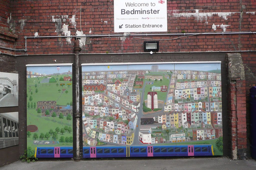 Bedminster Station Murals by Tony Carter