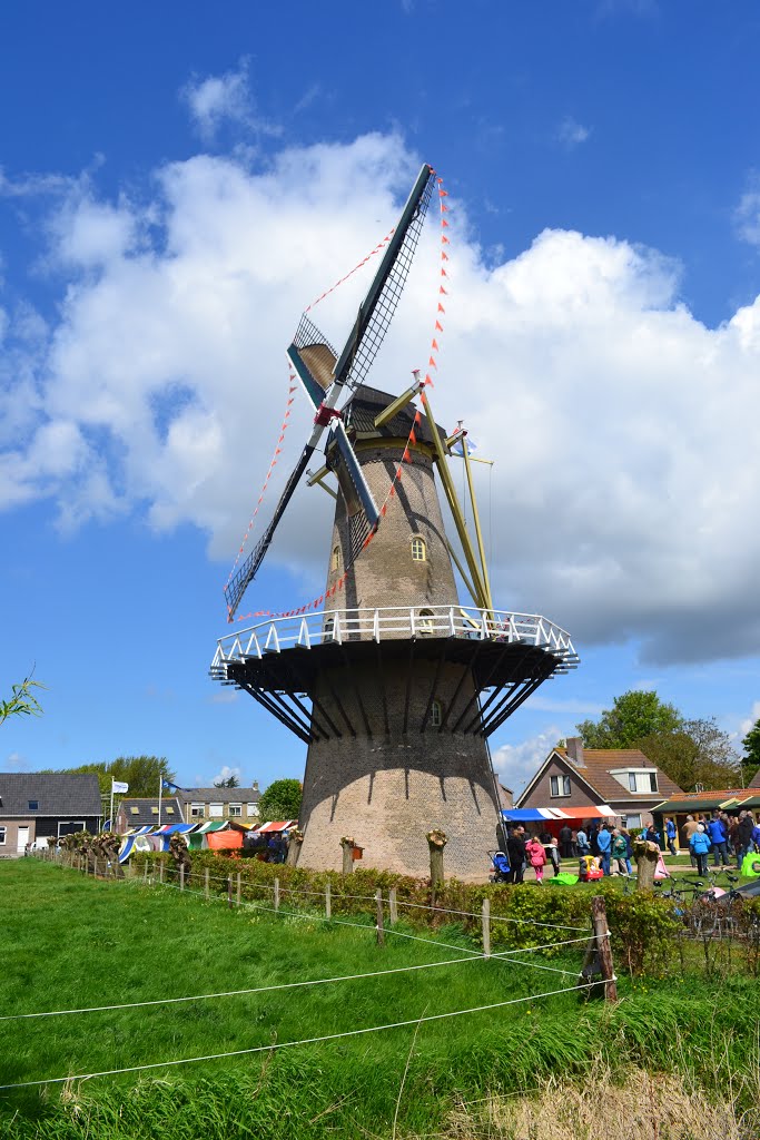 Molen 'De Vijf Gebroeders' by Hans Van Deuren