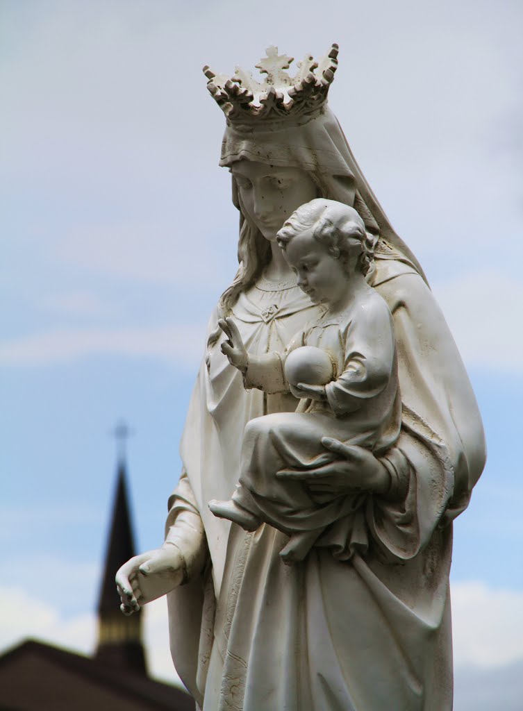 St Mary's Statue, Blacksburg VA by John MacKinnon