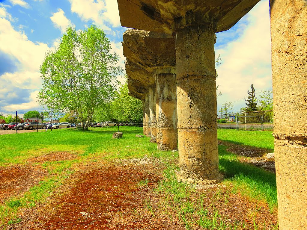 Piliers - Ruine de la AETNA Chemical 1915 to 1919 (11) by Clément Lambert