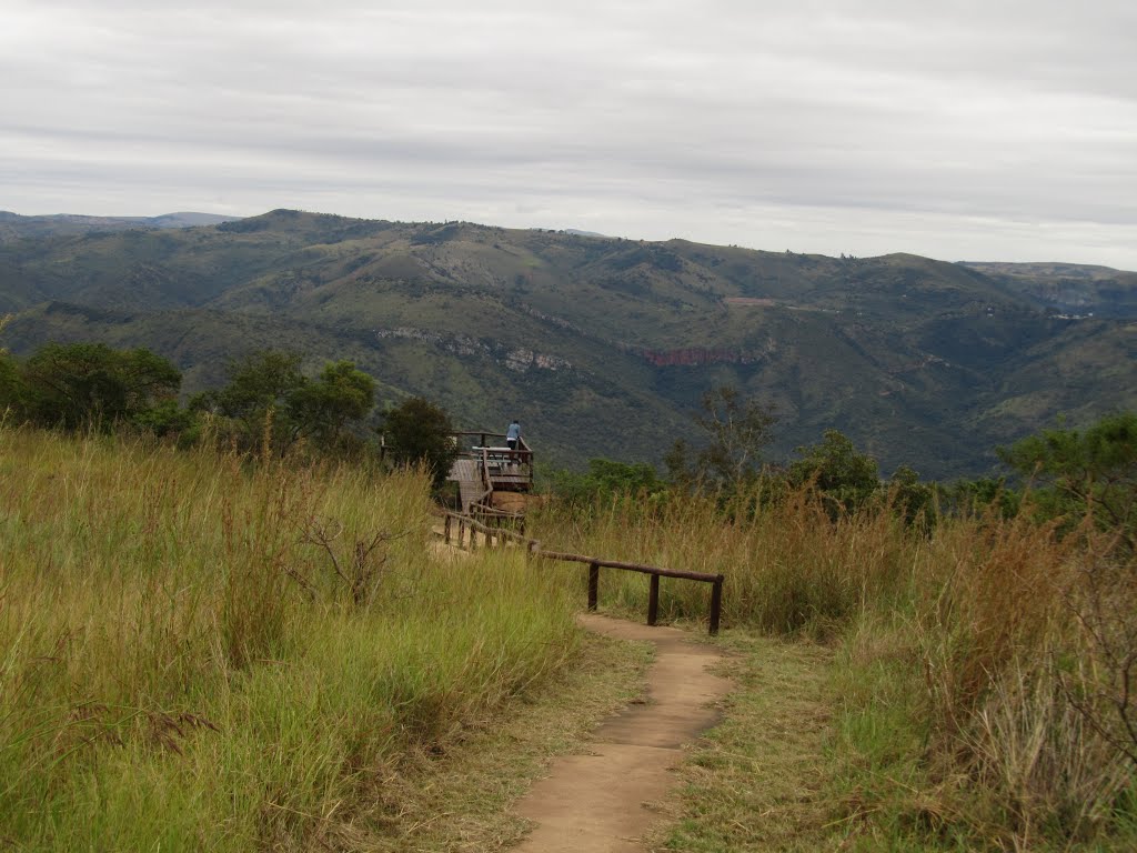 Path down to view site over the Phongola River by John A Forbes