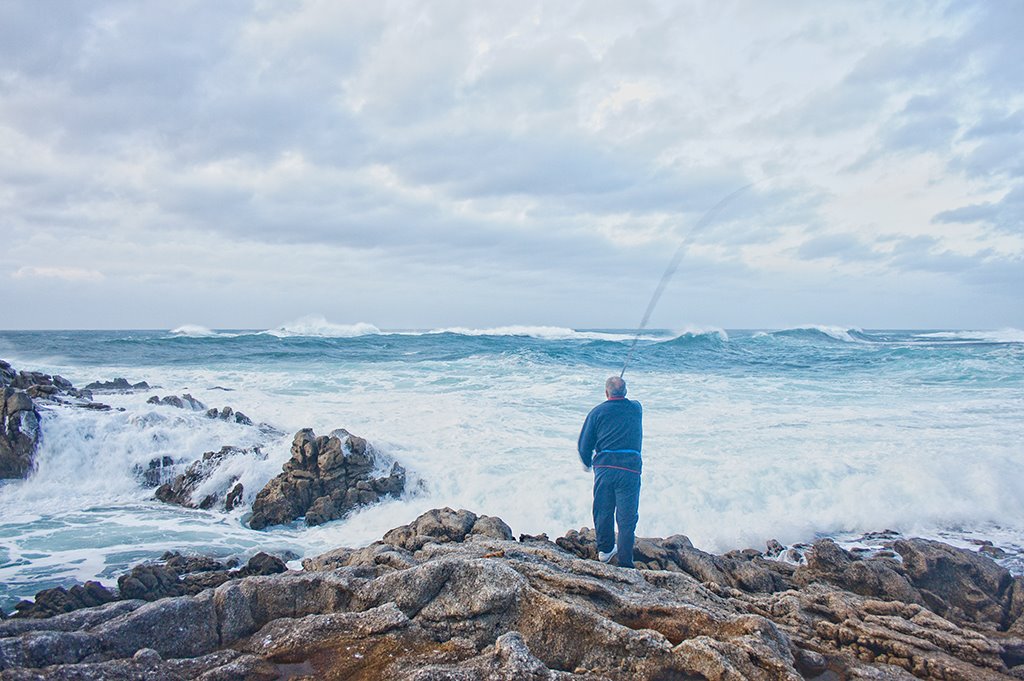 Pescador de lubinas by JorgeGraña