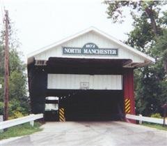 North Manchester Covered Bridge 1872 by dutcherp1