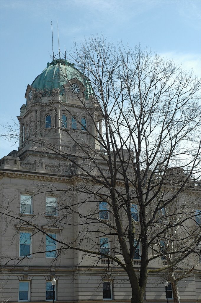 Court house from west - 03/25/2008 by Devon Neff