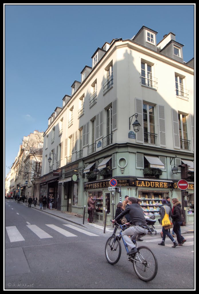 L'effort véritable s'inscrit dans Ladurée by Bernard Bozzard