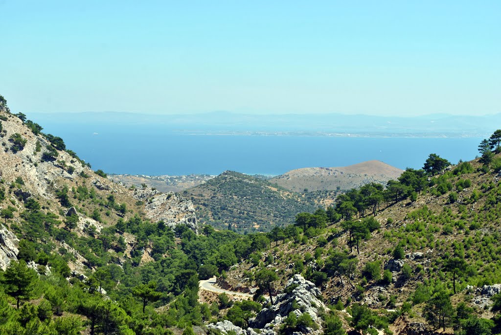 Chios - View to Turkey by Ovidiu Anca