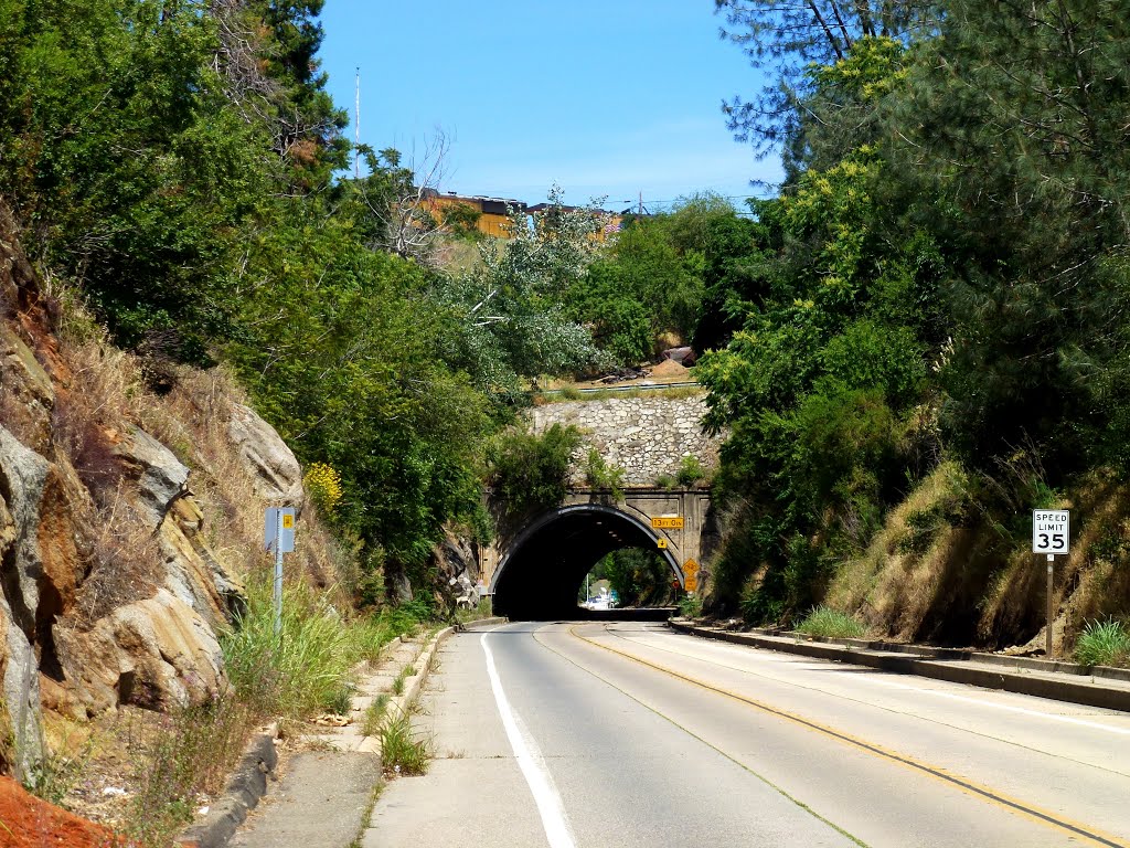 2013, View E. Taylor Road, Newcastle Tunnel, Original Lincoln Highway Concrete Surface by tceng