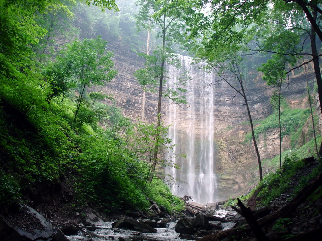 Tews Falls Gorge View by ztraveler