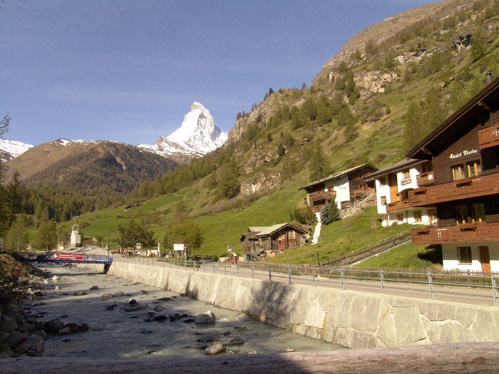 Mattervispa und Matterhorn by Silkanni Forrer