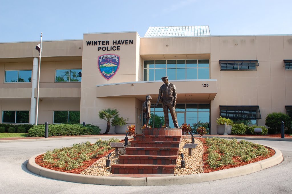 Winter Haven Police Station at Winter Haven, FL by Scotch Canadian