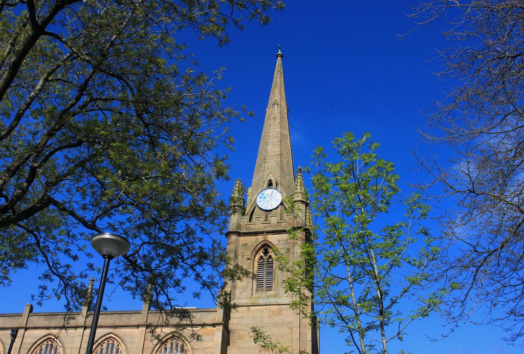 St. Ignatius spire by russbomb