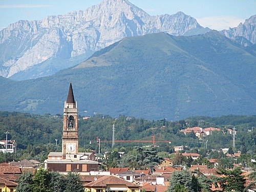 Panorama di Mariano Comense da cascina Belvedere by citty93