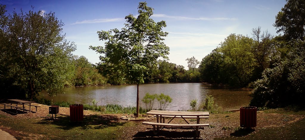 Riverside Pond by Nathaniel Haselton-Willis