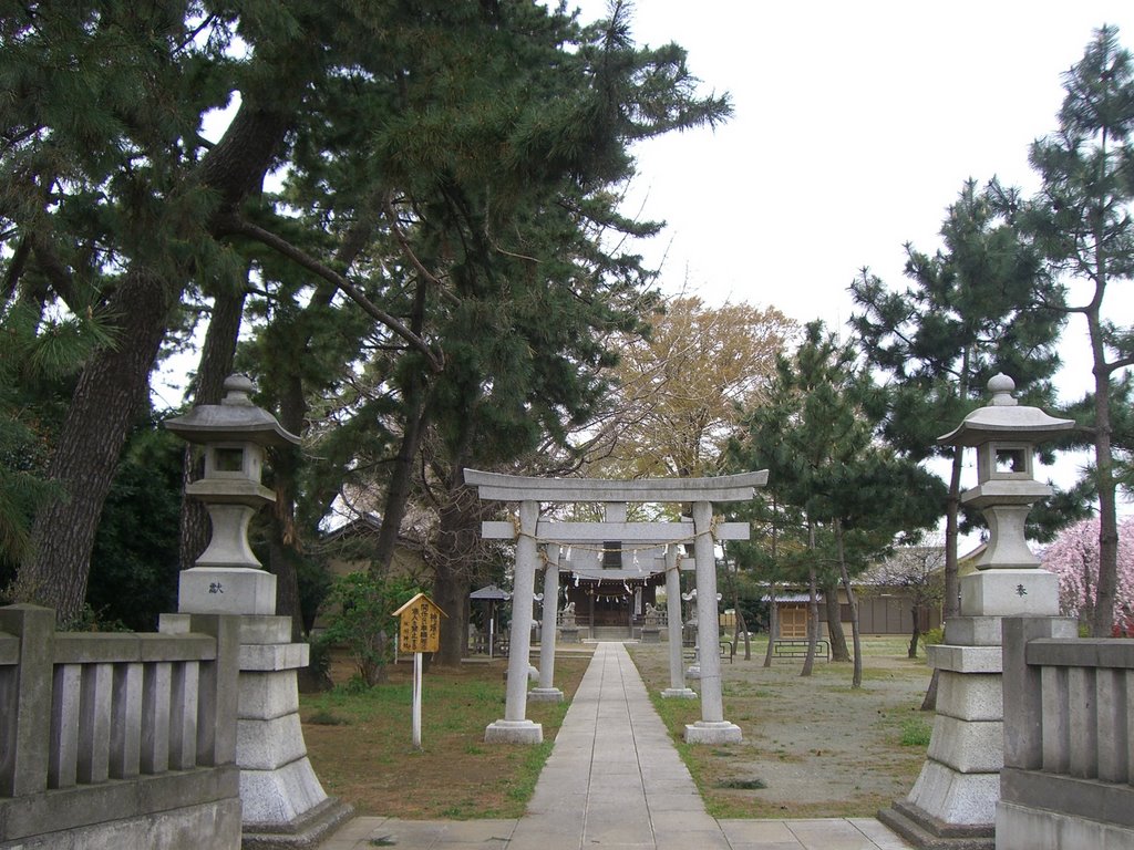 せたがや百景　61　宇奈根氷川神社 by さひがしジュンペイ