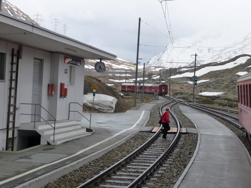 Kreuzungsstation Bernina Lagalp 1 by bienenritter