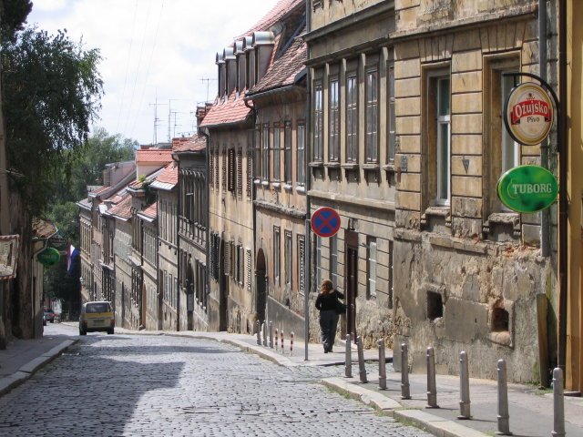 Street in Gornji Grad by Gábor Ligeti