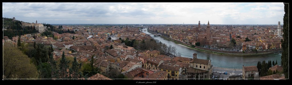 Verona - panorama da Castel San Pietro by Alessandro Ferrarese©