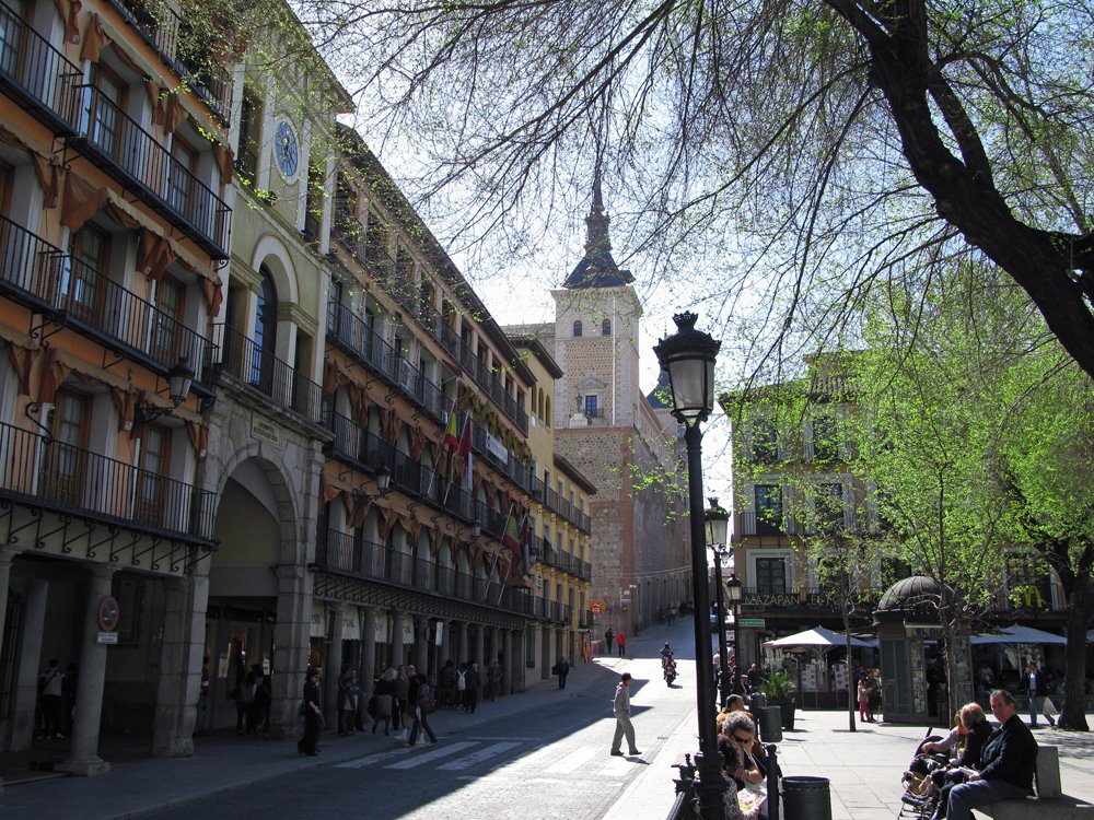 Toledo, Spain. Plaza de Zocodover by Eivind Friedricksen