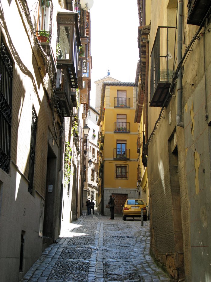 Toledo, Spain. Street in Toledo by Eivind Friedricksen