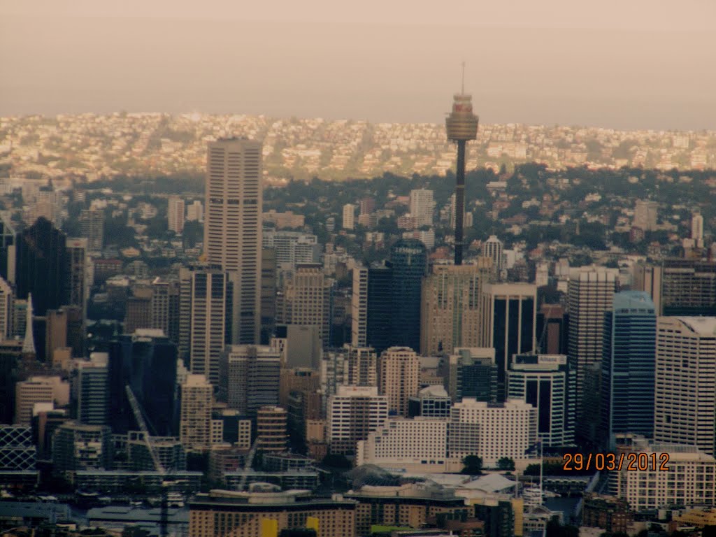 Aerial view of Sydney by theoboom