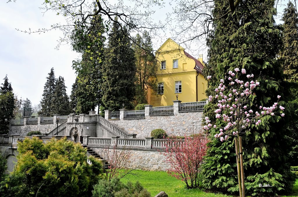 Rogów Opolski, zamek i ogrody by BernardJ47