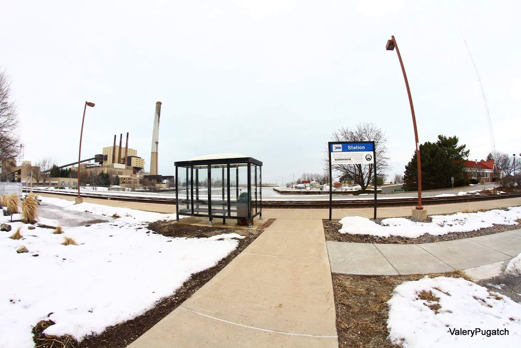 Amtrak Station of Michigan City by valery pugatch