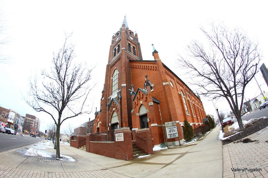 Saint Paul Lutheran Church Michigan City by valery pugatch