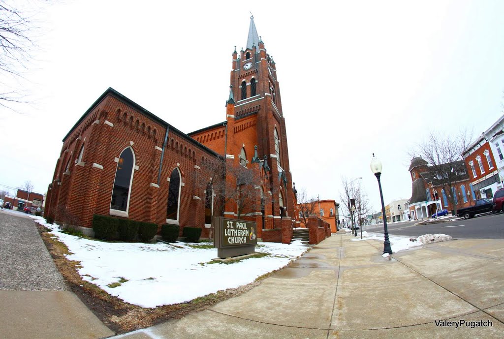 St.Paul Lutheran Church Michigan City Indiana USA by valery pugatch