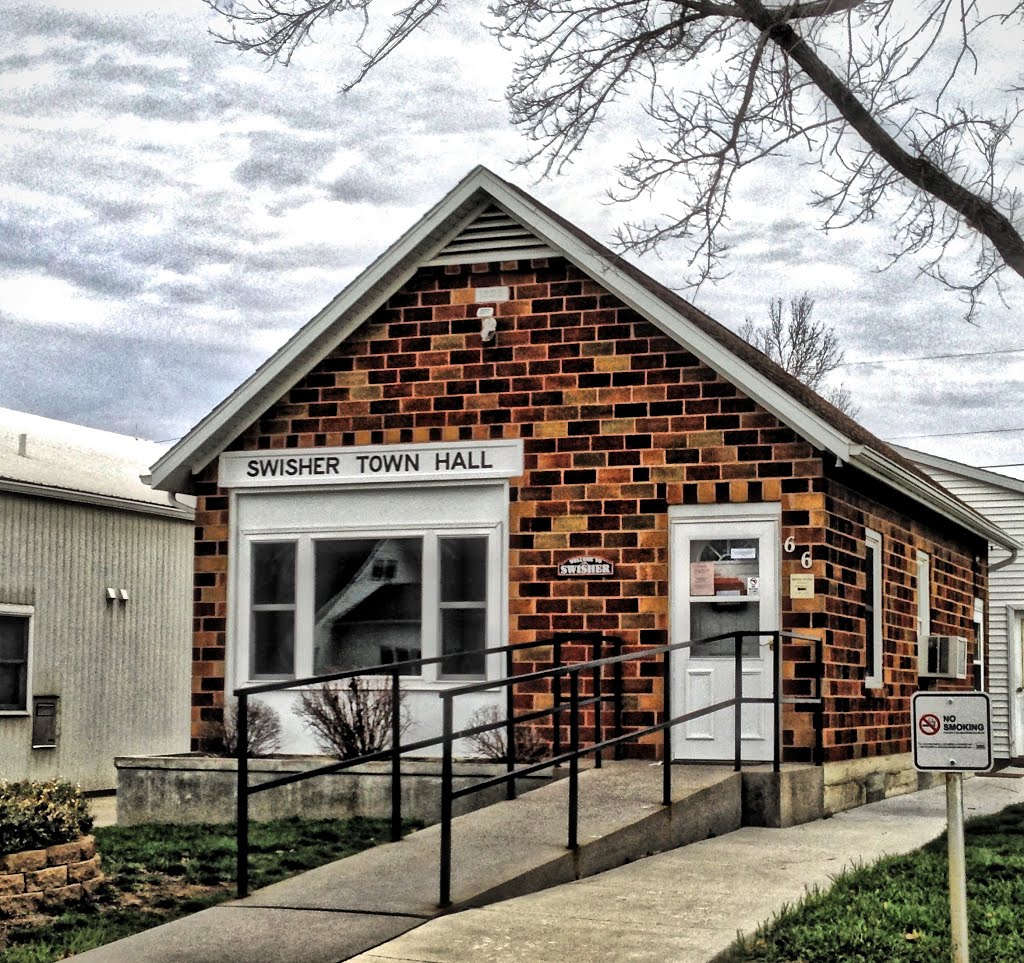 Swisher Town Hall - Swisher, Iowa by KingHawkFan