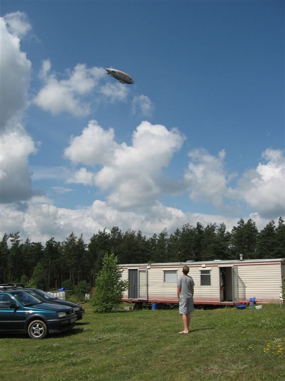 Airship over locality Sikorzyno, Kaszuby 2 by cww