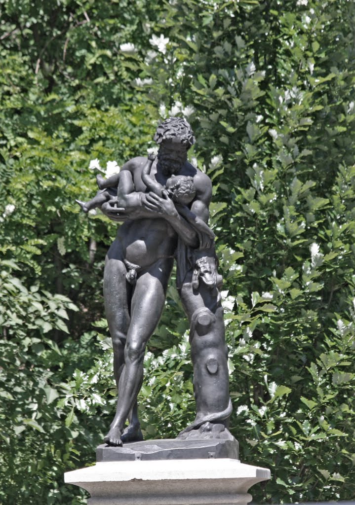 Silenus and the Infant Bacchus sculpture, Fairmount Park by neil.gilmour