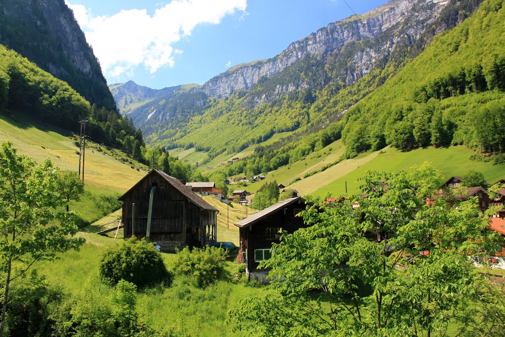 Blick ins schöne Isenthal by Uwe Häntsch