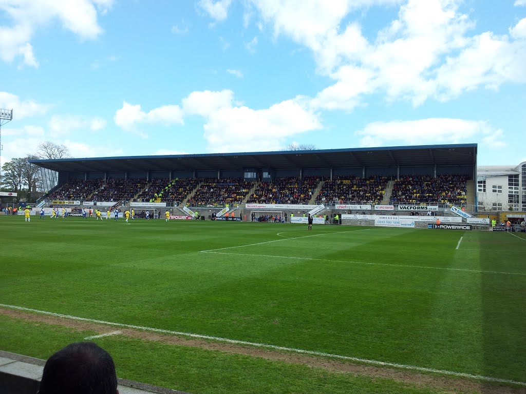 Bristows Bench Torquay United FC by joydivision7780