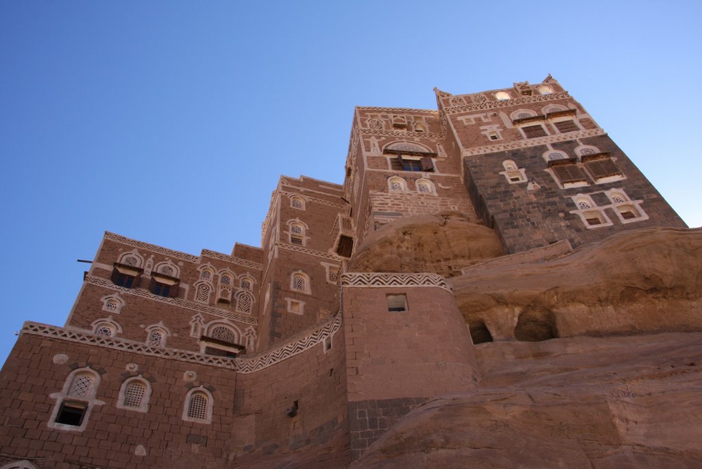 Felsenpalast "Dar al-Hajjar" im "Wadi Dahr" by Alwin Franz de Paula Hager