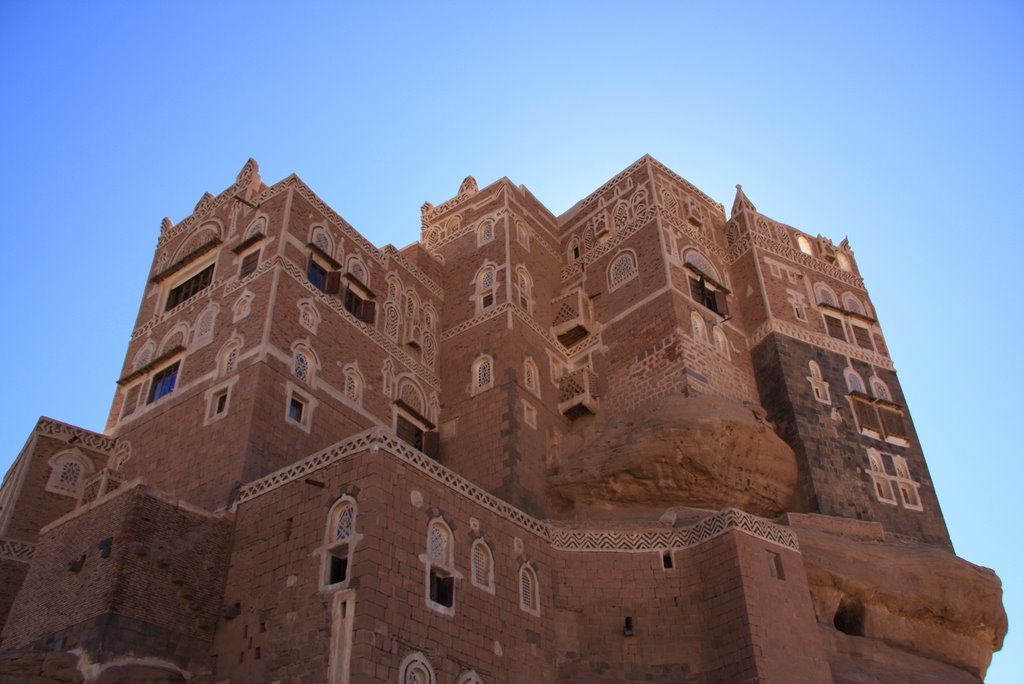 Felsenpalast "Dar al-Hajjar" im "Wadi Dahr" by Alwin Franz de Paula Hager