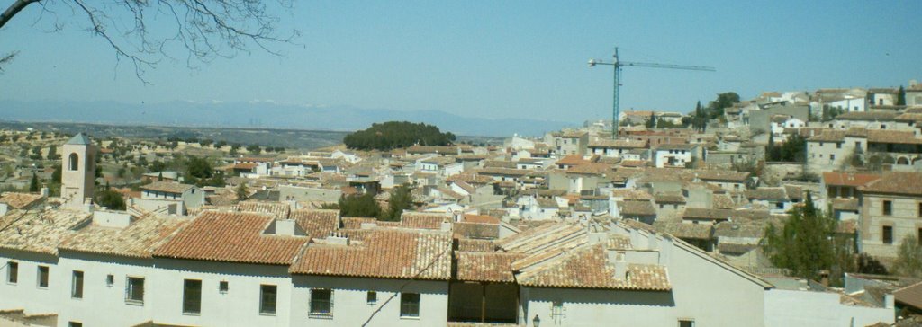 Chinchon desde C. Abapies. Madrid y sierra al fondo _ CACD by Carlos de Cristóbal …