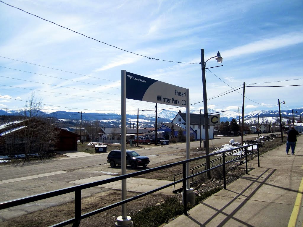 Trackside in Winter Park, Colorado. by slakingfool