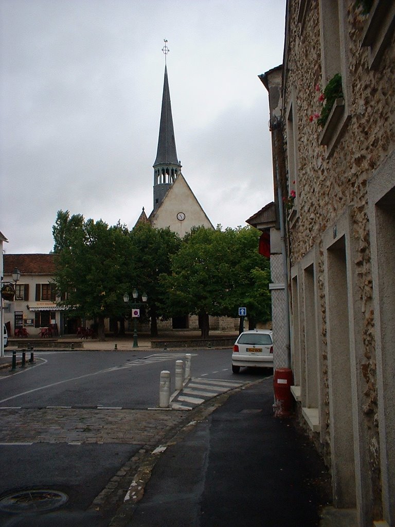 Church in Lesigny by AndrewDRees