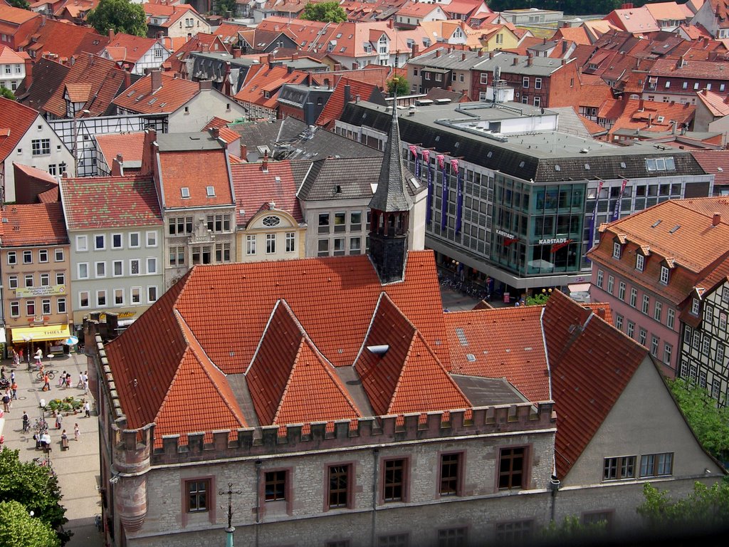 Göttingen Markt - vom Nordturm der Johanniskirche aus by icesail