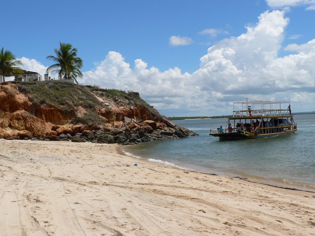 Tibau, Ferry to north river side dunes by Marco Tavares