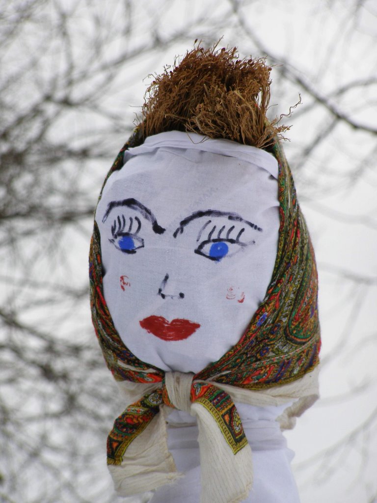 Madame Maslenitsa Portrait (Pancake week) by Konstantine Malyutin