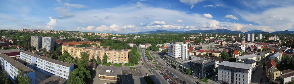 Frýdek-Místek, panorama 1 by Jiří Severa