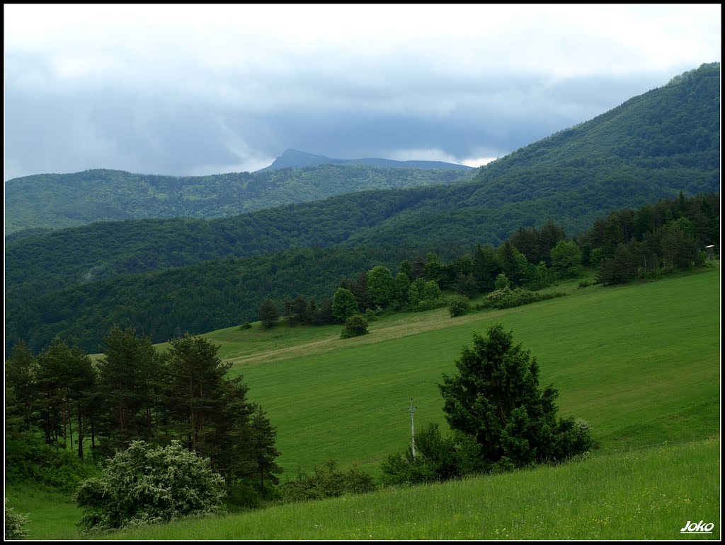 ČELKOVÁ LEHOTA - pohľad na KĽAK 1 352 m.n.m. by < JOKO >