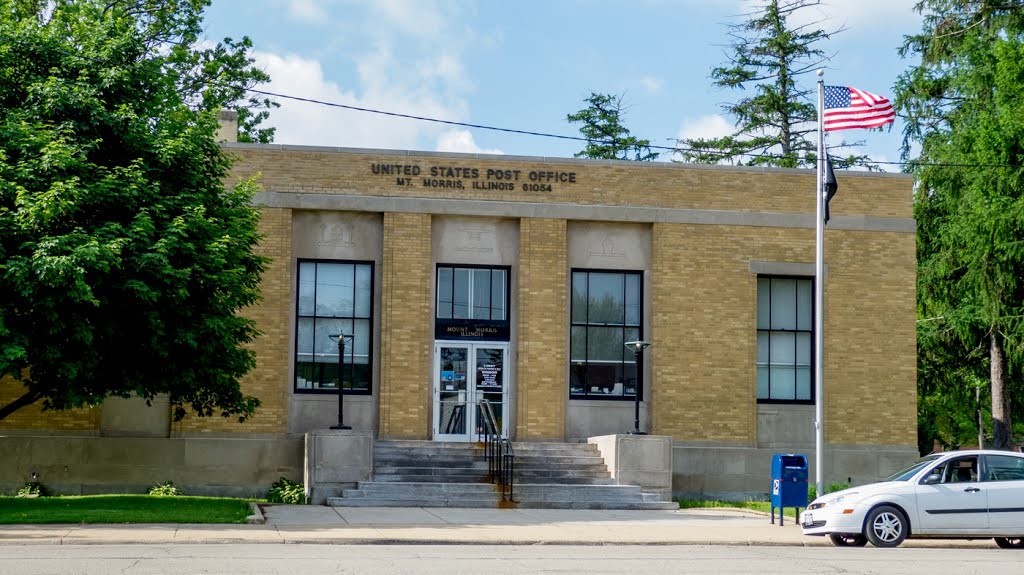 Mt. Morris Illinois post office 61054 by D200DX