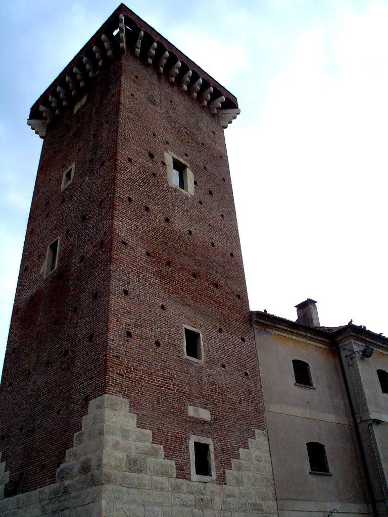 Lonigo "Torre delle carceri del castello sec. XIV" by Flaviano Pellizzaro